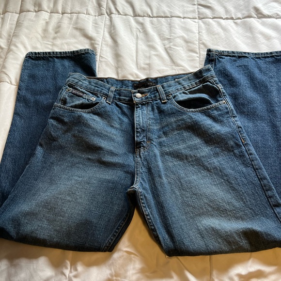 Mens Calvin Klein jean size 34 relaxed straight leg - Picture 6 of 10